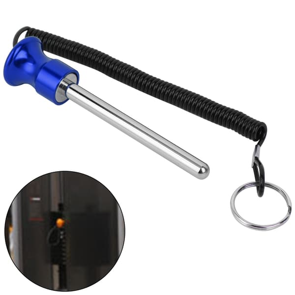 Magnetisk viktstapelstift med dragrep, styrketräningsutrustning, tillbehör, blå