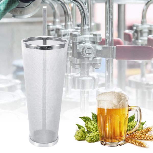 Hushållsrostfritt stål 300μm Mesh Hem Ölbryggningstillbehör