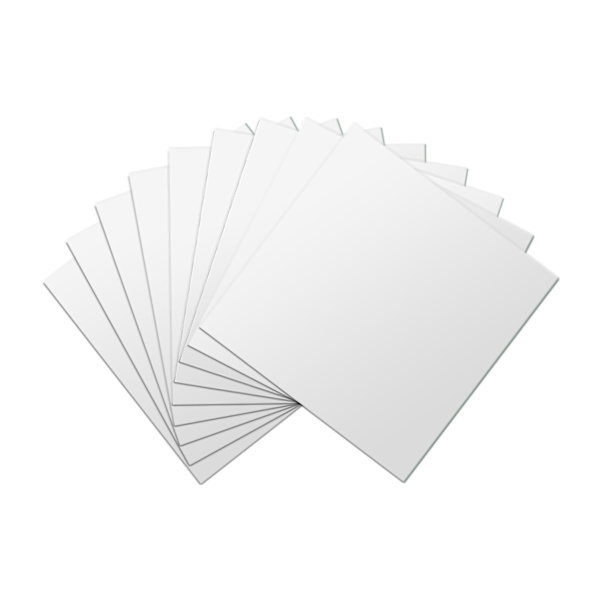25 stk DIY firkantede speil veggklistremerker 15 cm selvklebende fliser 3D speildekor for DIY Acryli