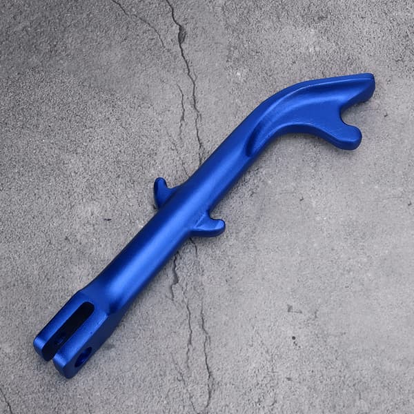Aluminiumlegering Motorcyklar Stödben Motorcykel Scooter Sidostöd Blå