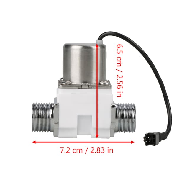 Slitesterk Plast 1/2\" DC 4.5V Vannkontroll Elektrisk Puls Solenoidventil Tilbehør