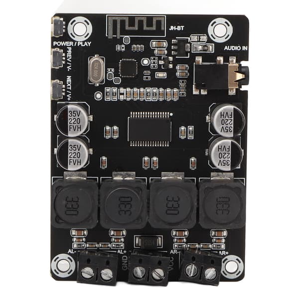 Digital forstærkerkort 12V-28V DC Dual Channel 45W Bluetooth forstærker DIY modul til højttaler