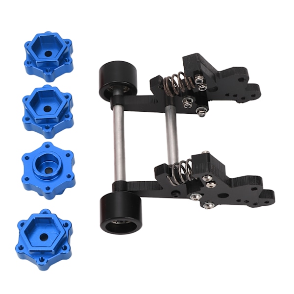 Wheelie Bar Aluminium Alloy RC Bil Opgraderingstilbehør til LOSI LMT 1/8 Legetøjsbil Blå