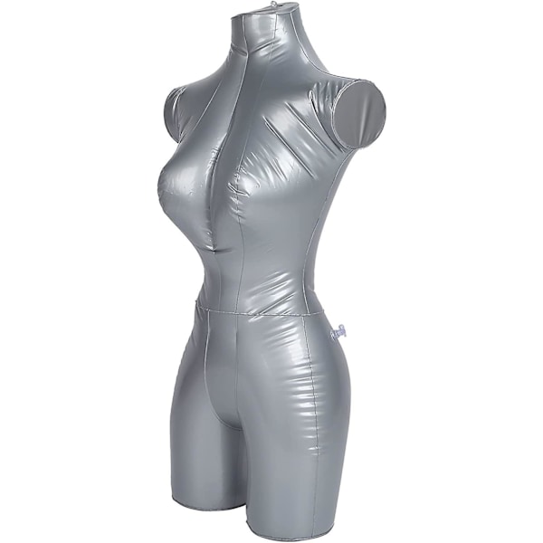 Oppustelig Kvindelig Mannequin, Kropsbeklædningsvindue Display til Beklædningsvisning Halv Krop Model Arme Torso Top Skjorte Form