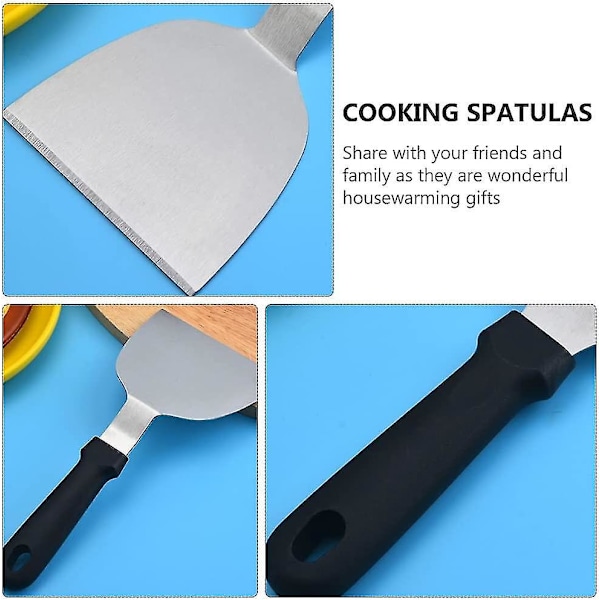 Grillspatelset i rostfritt stål för Teppanyaki BBQ-matlagning1