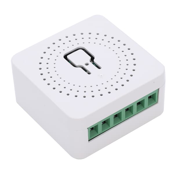Mini ON/Off Controller Switch Smart WiFi Lysåbner Hvid APP Stemmestyring til Tuya 100‑240V 50/60Hz16A