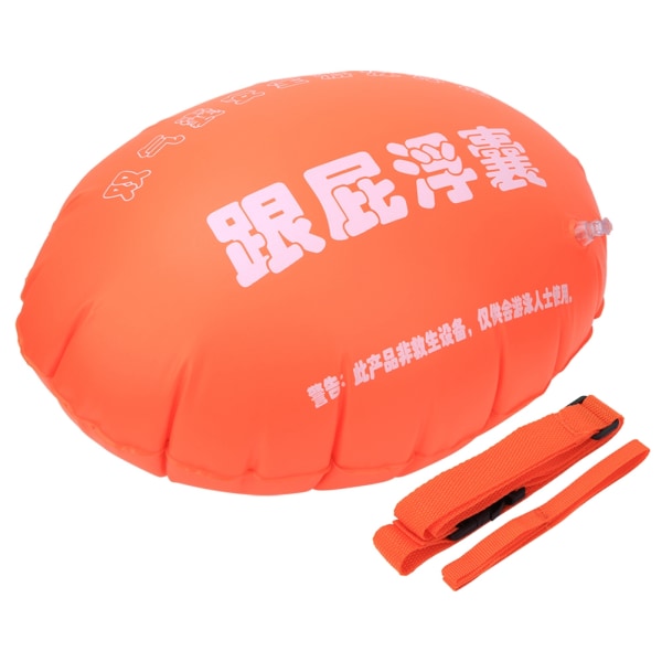 Vattenutrustning Simning Airbag Säkerhet Uppblåsbar Luftboj för Rem Simning Surfing SnorklingOrange 50x40cm