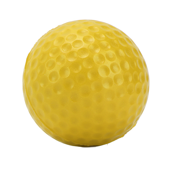 42,5 mm PU-vaahtomuoviset golfpallot, vahva joustavuus, ulkokäyttöön tarkoitetut golfharjoittelupallot urheilukuntoiluun, keltainen