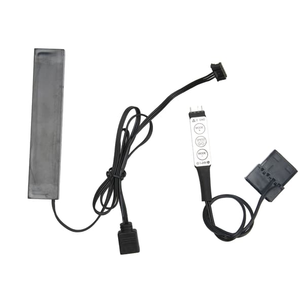RGB Lyseffekt Bundkort Lille 3-benet 6-benet Interface Chassis Grafikkort Trolys med Controller