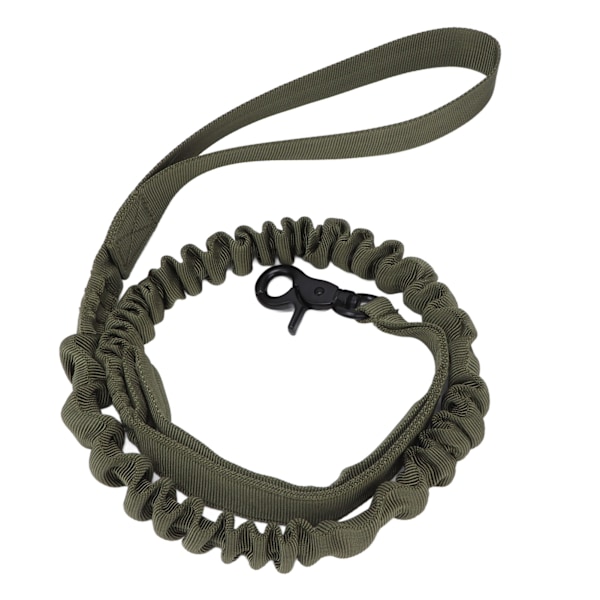 Dog Leash Durable Wear Resistant Easy Control Elasticity Provides Ductility Military Pet Leash Pet SupplyGreen