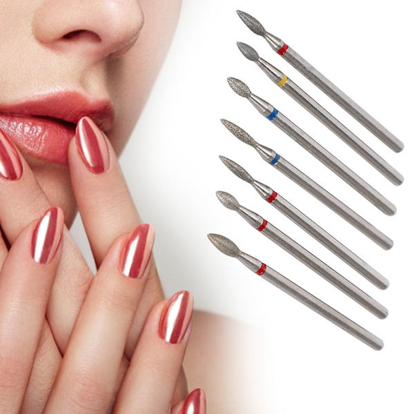 Multifunktionelt nail Art manicurebor Elektrisk manicure-slibehovedværktøj (NO.04)