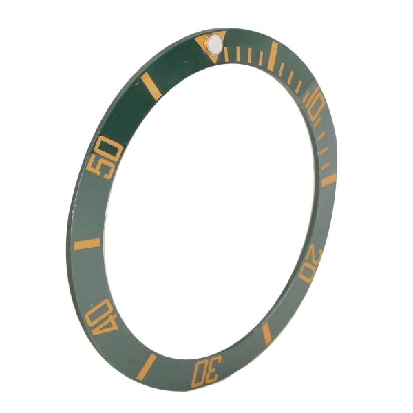 Ur Bezel Insert Grøn base Guld Karakter Keramisk Armbåndsur Bezel Insert Ring Reservedele Tilbehør