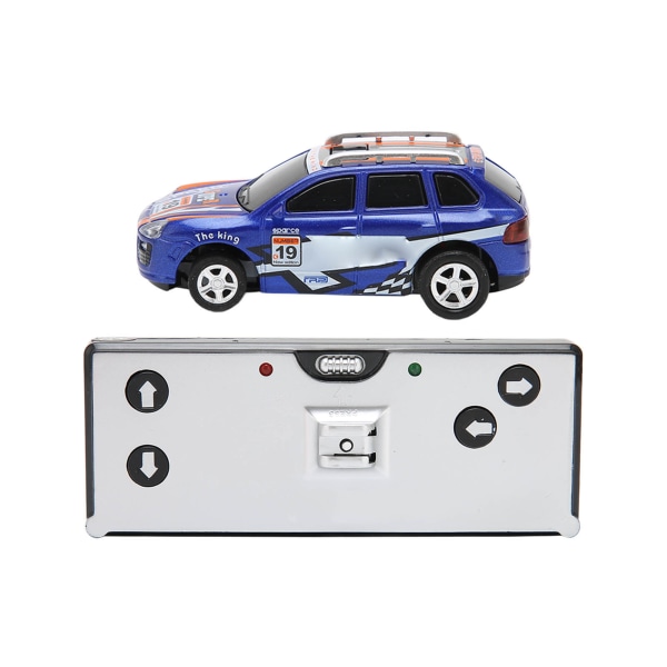 Mini RC Racing 4 Way Drift Car 1:64 fickstorlek på fjärrkontrollfordon för inomhus utomhus 3+ barn