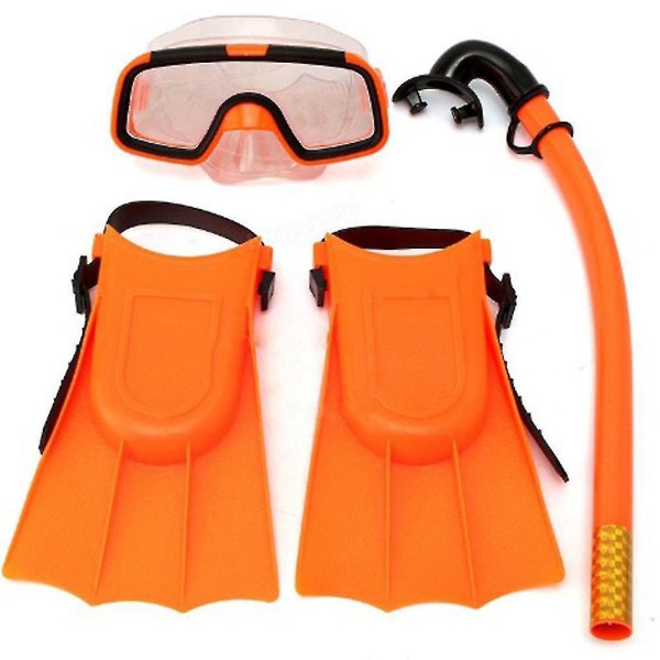3-delad orange sim- och set för barn
