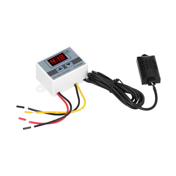 Digital fuktighetskontrollmodul LED hygrometersensor kontrollbrytare 0~99% RH XHW3005 24V