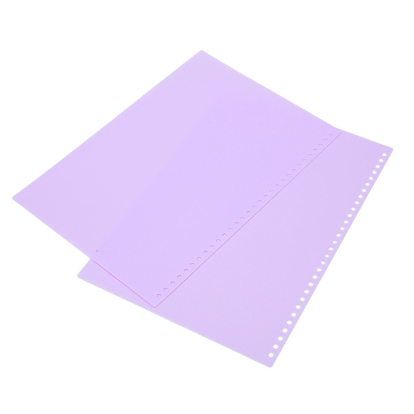 20 st arkpapper A4 30 hål PP-plast för presentation Taro Lila