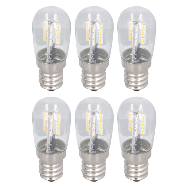 10 stk LED E12 Pære Glas Lille Loftlampe Pære 500LM Vægpære til Soveværelse Kontor 220V