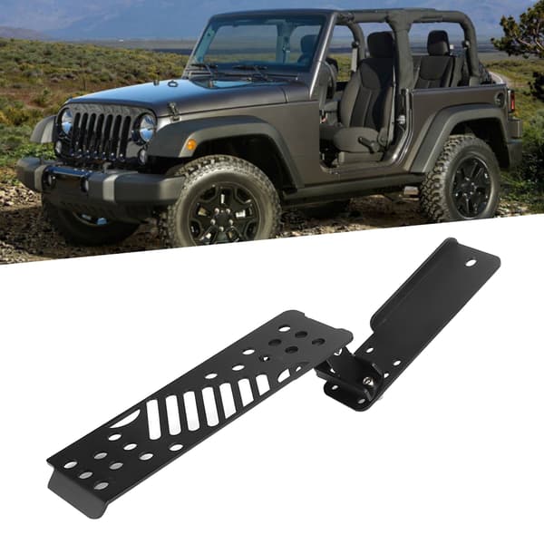 Bilfodstøttepedal Indvendige dørfodstøtter passer til Jeep Wrangler JK & Unlimited 2018