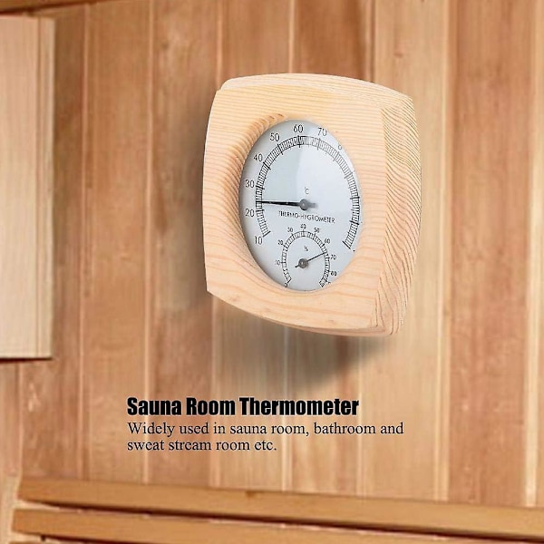 Sauna Badeværelse Digital Hygrometer og Termometer