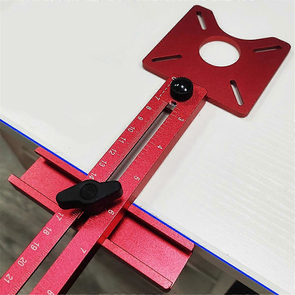 Fræse Not Beslag Base Router Cirkel Jig - Tommer & CM B