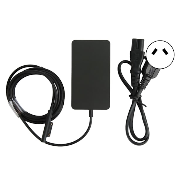 Tablet Adapter Oplader DC 12V 2.58A Output Tablet AC Strømadapter 1625 til Microsoft Pro 3 4 5 2017 100‑240V AU Stik
