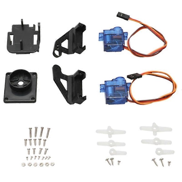 Dubbelaxlig Servogimbal Antivibrations Kamera Plattformfäste
