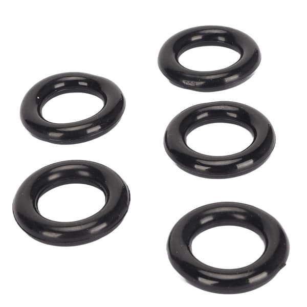 25 stk. spolevikler gummiring fleksibel elastisk spoleviklerring for erstatning svart