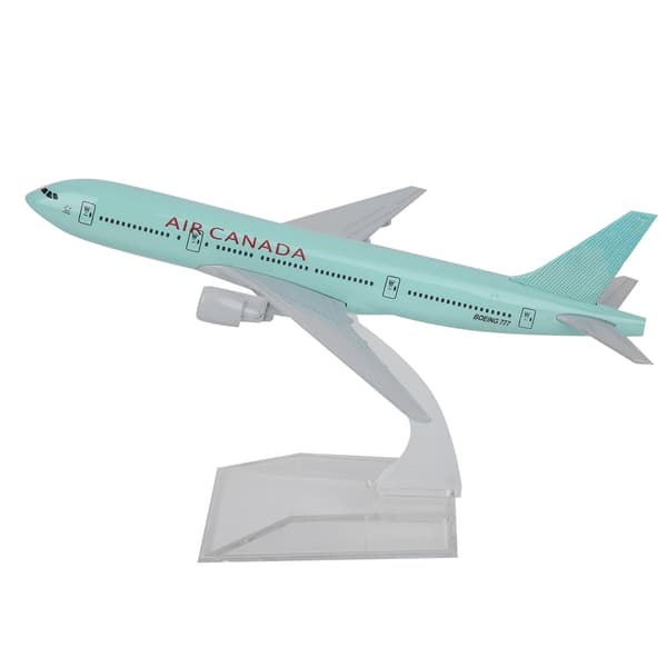 Flygplansmodell Basstativ Legering Metall Barnflygleksaker Garage Kit 16cm (Canada777)