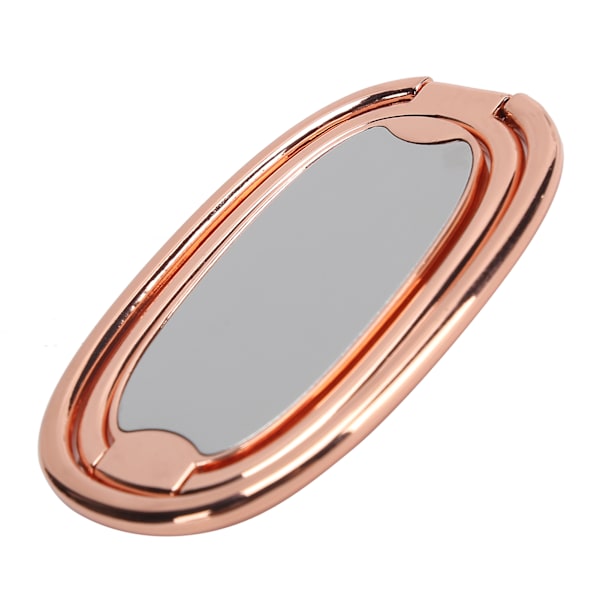 Mobiltelefon Finger Ring Stativ Grepp 360° Rotation Telefonhållare för Magnetisk Bilfäste Roséguld