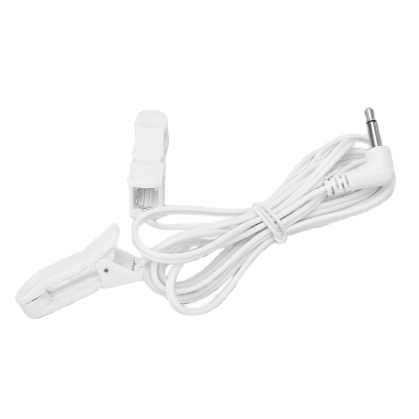 Tens Ear Clip 3,5 mm TENS Wire Kabel Elektrode Bly Kabel Øre Clip for TENS Unit Fysioterapi Machine
