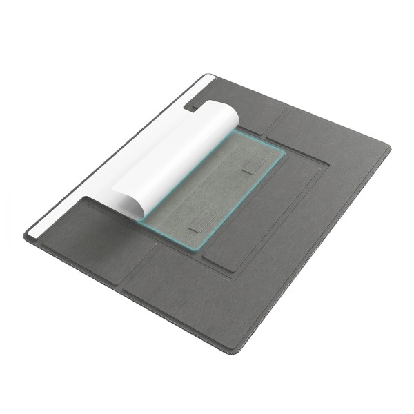 Bærbar Tablet Invisible Folding Stand Kunstlæder Usynlig Folding Stand Laptop Tablet Stand