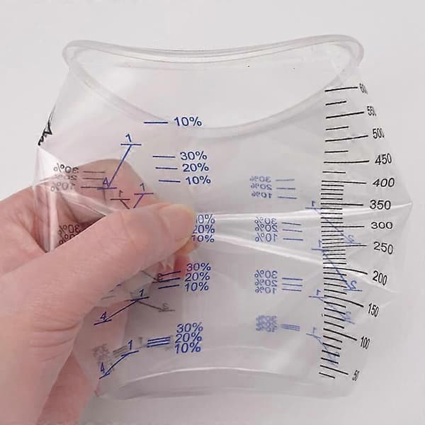 20 engangs plastik malingsblandingskopper til 600 ml epoxyharpiks