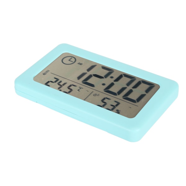 Digital skrivbordsklocka Stor skärm 12/24h Tid Temperatur Display Stativ Liten digital klocka för kontorsskola Hem
