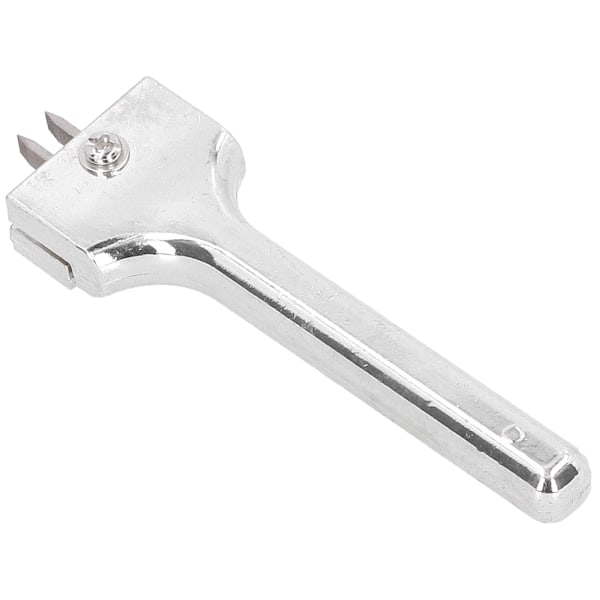 Magnetisk knap installationsværktøj Justerbar gaffel Puncher Læder Craft DIY Værktøj Sølv