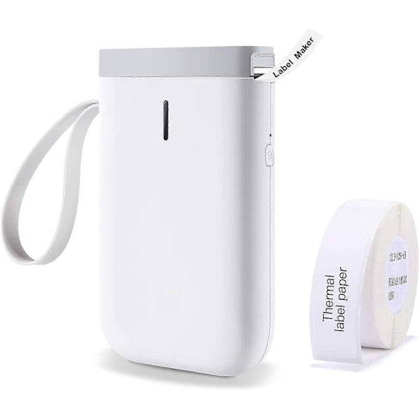 Älykäs tarratulostin D11, langaton Bluetooth kannettava mini söpö selkeä musteeton tarraetikettitulostin rikkailla malleilla symboleilla fonteilla kotiin ja toimistoon,