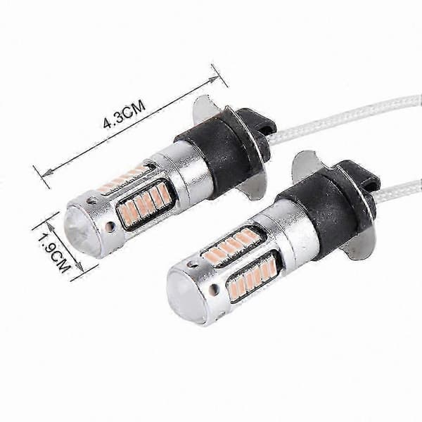 H3 LED Tåkelys 10W 30 SMD-4014 for Forbedret Sikt Pink Light