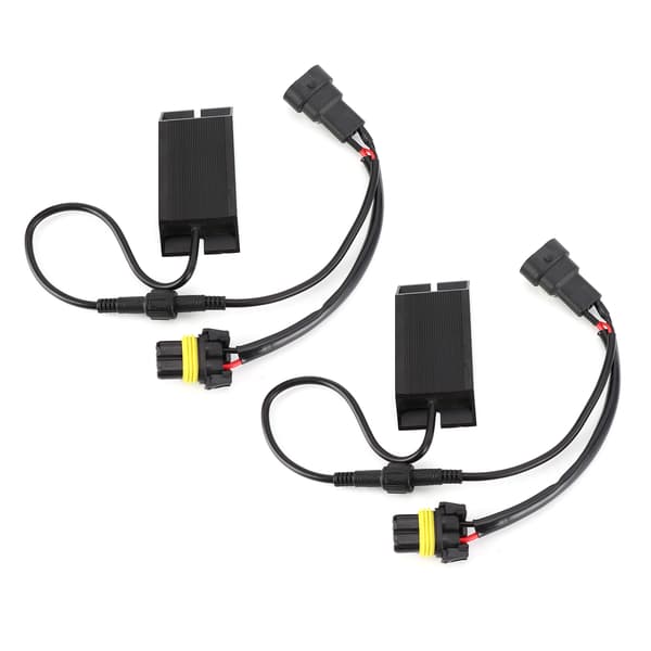 Par Bil Lys Split Motstand Dekoder 9006 Sokkel Høy Effekt med Lav Arbeidsvarme DC 12V