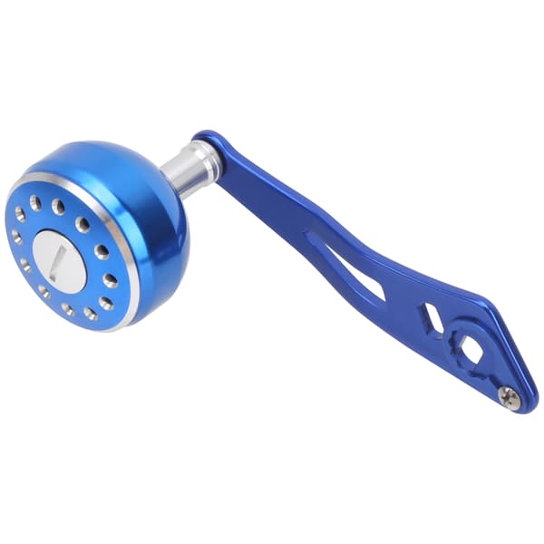 Fiskehjuls håndtak grep aluminiumslegering baitcasting hjul vippe arm erstatning 8x5mmB type blå