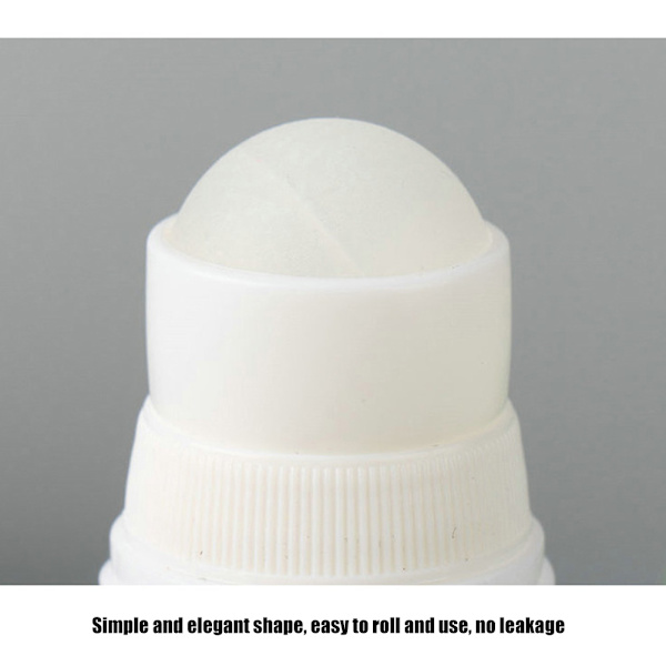 10 st 50 ml plastrullflaskor Deodorantflaskor Tomma påfyllningsbara roll-on-flaskor för eteriska oljor Parfymkosmetika