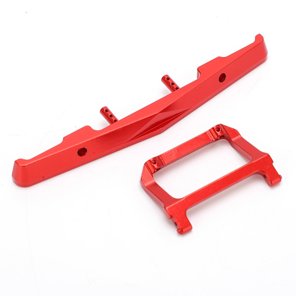 RC Frontkofanger i aluminiumlegering til AXIAL SCX24 C10 1/24 RC bilopgraderinger deleRød