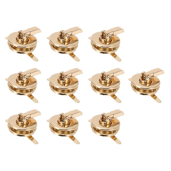 10 st hårdvarulåsspänne legering slitstark klassisk design 3 cm hårdvarutillbehör för plånböcker handväskor
