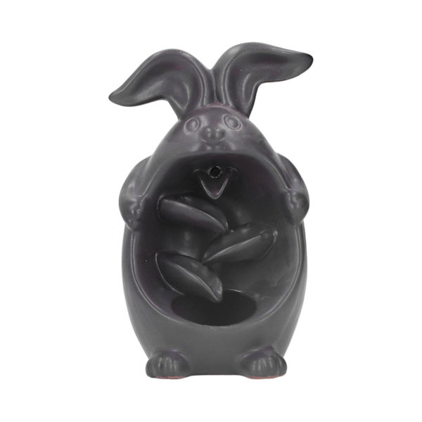 Røgelsebrænder Kanin Form Eksklusiv Smuk Tilbageflow Vandfald Aroma Brænder Dekoration Ornament
