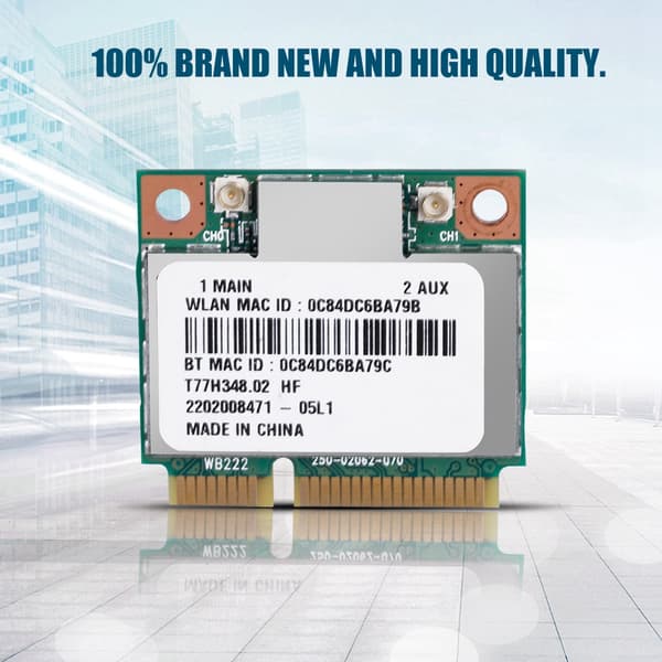 Dual Band 2.4G/5Ghz AR5B22 Netværk 300Mbps Bluetooth 4.0 WIFI Mini PCI-E Trådløst Kort