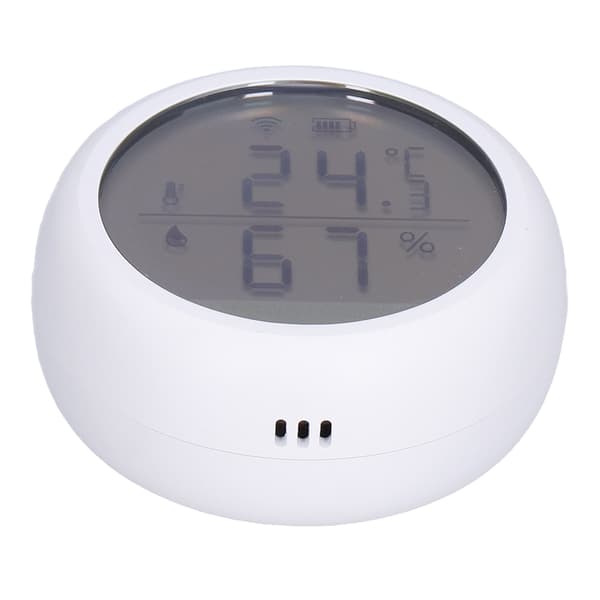 Smart Digital Luftkvalitetsmåler Temperatur Fuktighetssensor Tester Mini Veggmontert Luftkvalitetsdetektor