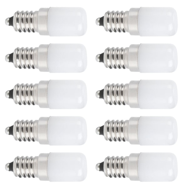 10 st 1,5W E14 lampa varm vit glödlampa för ljuskrona Vägglampa Hembelysning AC 110V