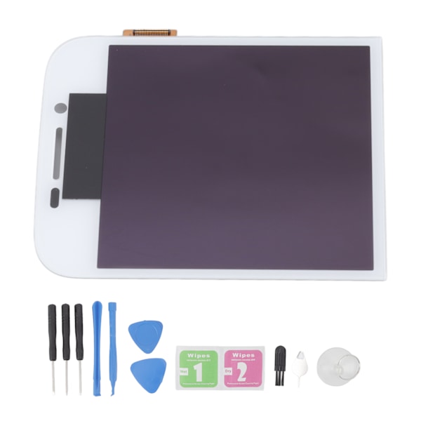 LCD Digitizer Touch Screen Udskiftning Professionel Komplet Funktion LCD Display til BlackBerry Classic Q20 Hvid