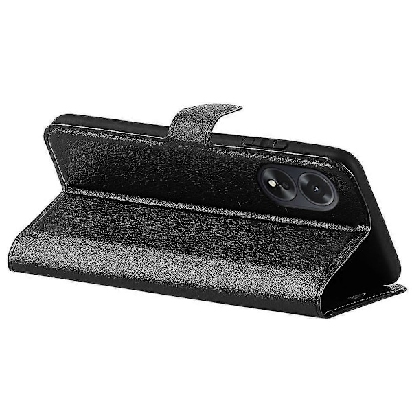 For Oppo A38 4G Deksel Lommebok Telefon Shell Litchi Tekstur Stativ Lærdeksel Zekai Lilla Stil E Oppo A38 4G