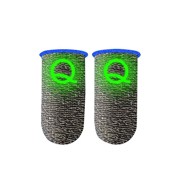 2 st Luminous Mobile Gaming Controller Finger Sleeves Mobile Game Handskar Touch Screen Finger Cots