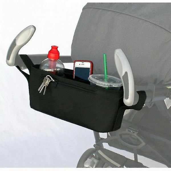Baby Jogger Barnvagnsorganisatör Väska - Praktisk Blöjväska med Mugghållare & Axelrem