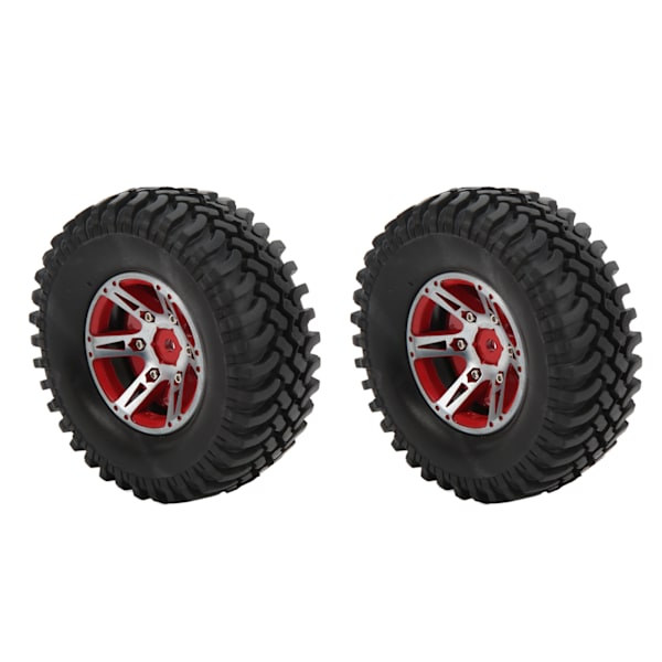 2 st/set 100 mm 1,9 tum gummiband för SCX10 1/10 fjärrkontrollbil uppgraderingsdelar röd